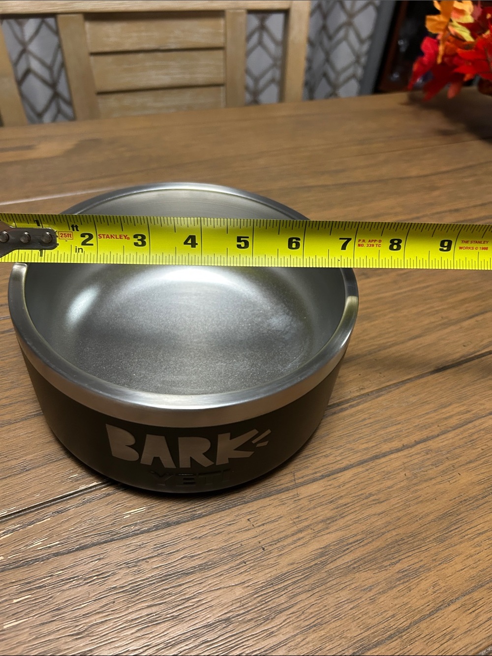 YETI “Bark” Matte Black Stainless Steel Pet Bowl - Picture 2 of 5